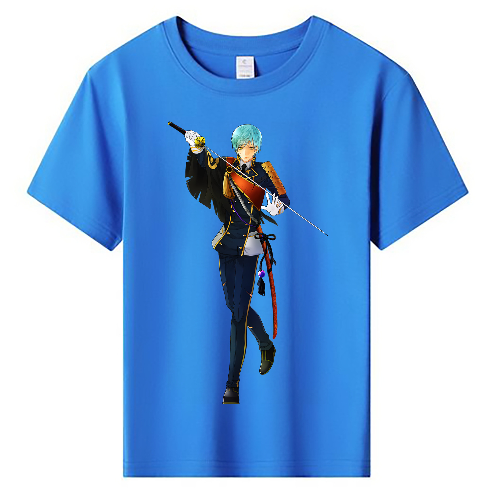 （画像用） 刀剣乱舞 Touken Ranbu 綿100％キッズTシャツ（フロントプリント）